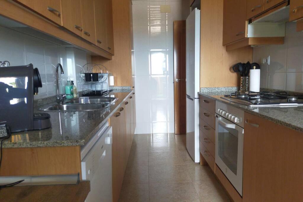 Apartamento Para 5 Personas Frente Al Mar Con Piscina Y Parking Cubelles Exteriér fotografie