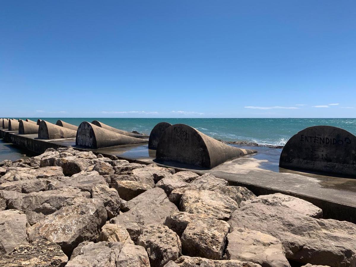 Apartamento Para 5 Personas Frente Al Mar Con Piscina Y Parking Cubelles Exteriér fotografie